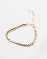 16K Plated Box Chain Bracelet