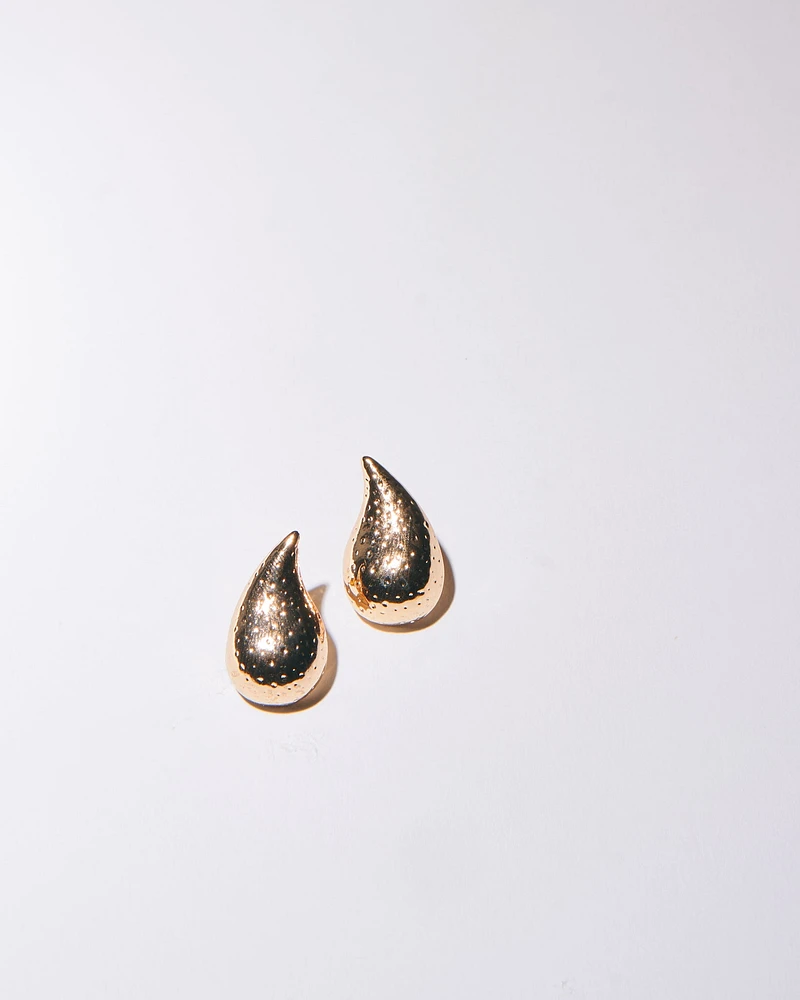 16K Plated Dotted Gota Earrings