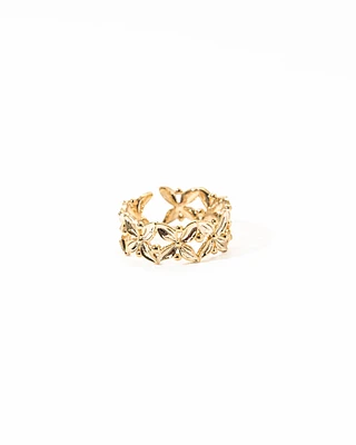 16K Plated July Ring