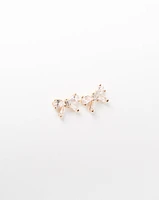 16K Plated Mini Classy Bow Earrings