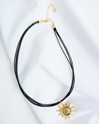 16K Plated El Sol Necklace