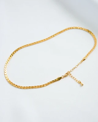 16K Plated Mike Choker Necklace