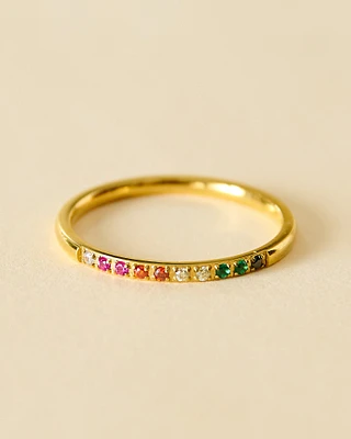 18K Plated Always Pride Ring