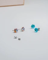 Hexagon Bling Studs