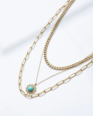 14K Plated Yoyi Necklace