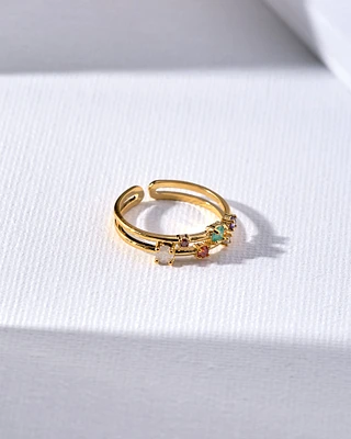 16K Plated Pastel Colored Ring