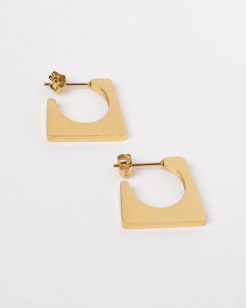 14K Plated Mercy Earrings