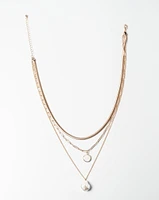 14K Plated Close Ties Necklace