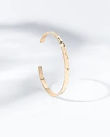 14K Plated Tina Hammered Cuff