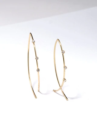 16K Plated Maxel Earrings