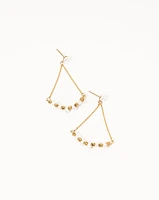 16K Plated Pendulum Earrings