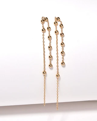 16K Plated Delicate Rain Earrings