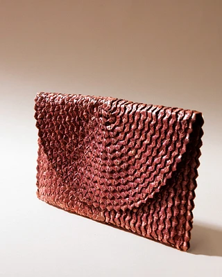 Rattan Envelope Purse