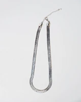 Wide Snake Chain Necklace