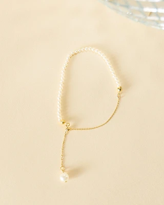 18K Plated Basic Pearly Bracelet