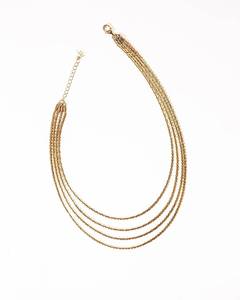 16K Plated Torrini Necklace