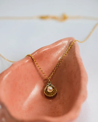 18K Plated Mermaid Necklace