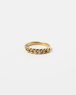 18K Plated Chain Reaction Ring