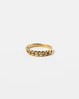 18K Plated Chain Reaction Ring