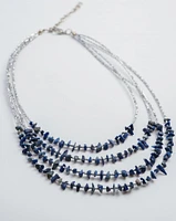 Blue Layered Necklace