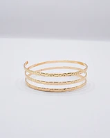 14K Plated Wraparound Armband