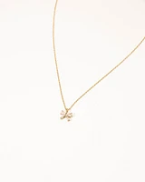 16K Plated Classy Bow Necklace