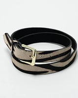 Fine Animal Print Belt