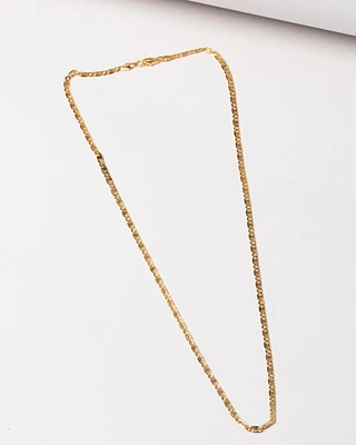 18K Plated Long Chain Necklace