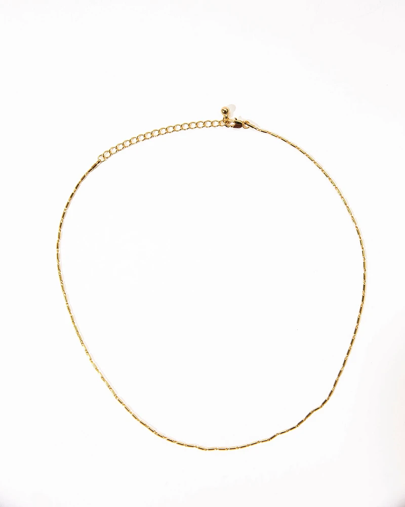 18K Plated Simple Chain Necklace