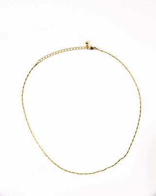 18K Plated Simple Chain Necklace