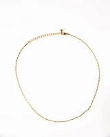 18K Plated Simple Chain Necklace