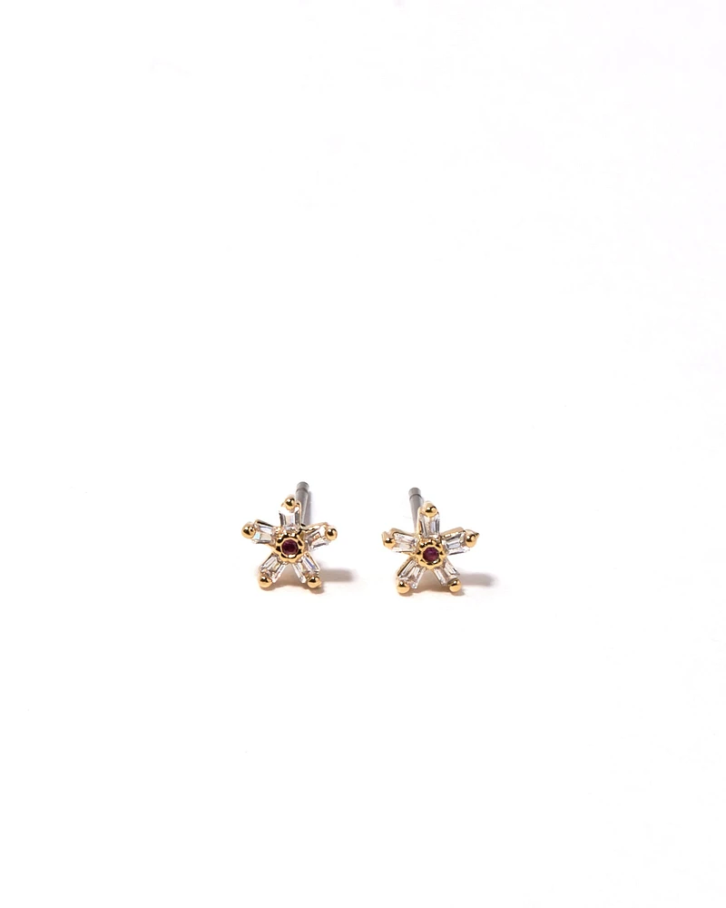 18K Plated Yanilett Stud Earrings