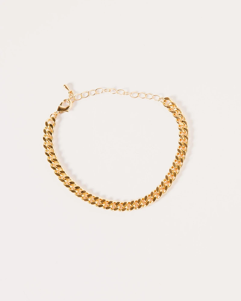 16K Gold Plated Patty Bracelet