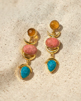 Luna Stone Earring