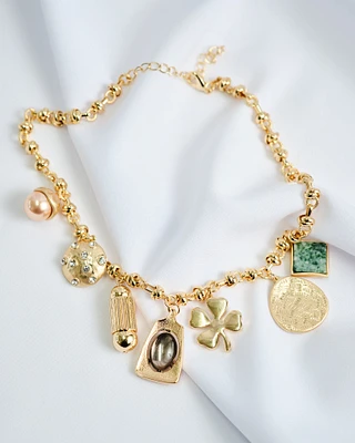 18K Plated Cinema Necklace