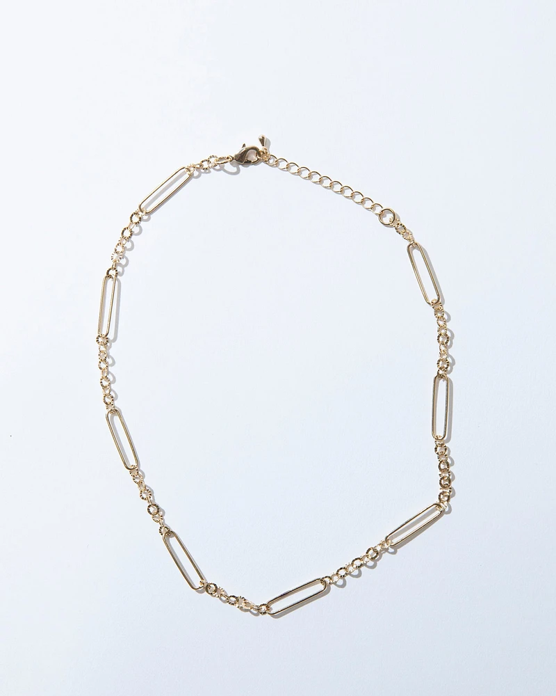 14K Plated Rossa Necklace