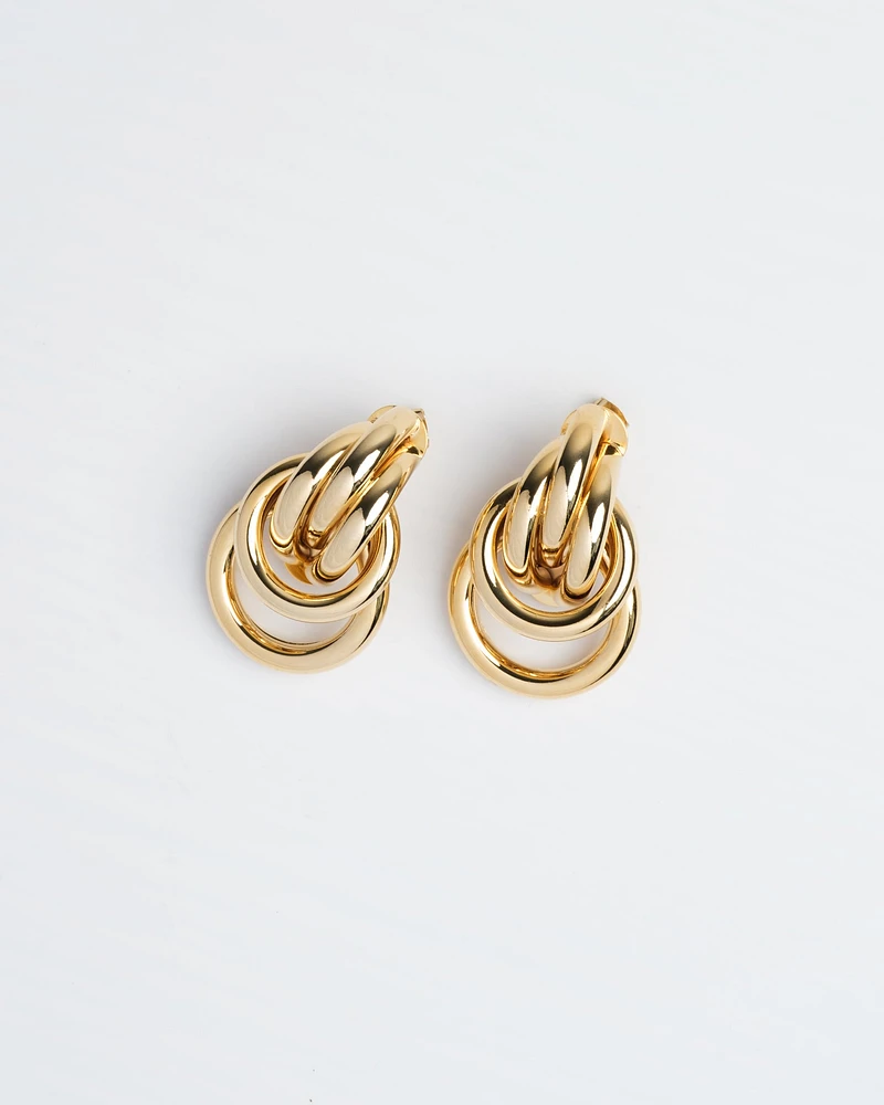 16K Plated Petey Earrings