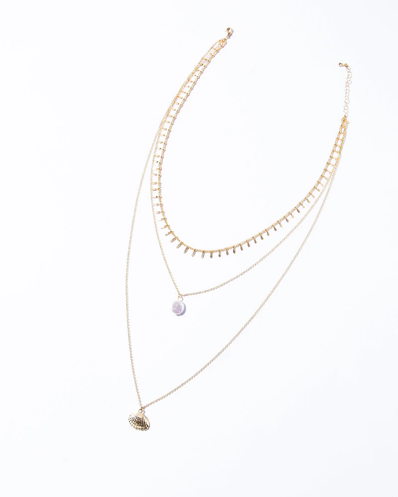 16K Plated Tanya Necklace