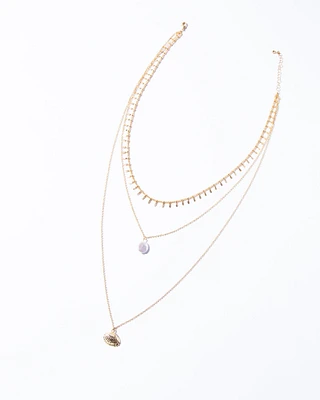 16K Plated Tanya Necklace