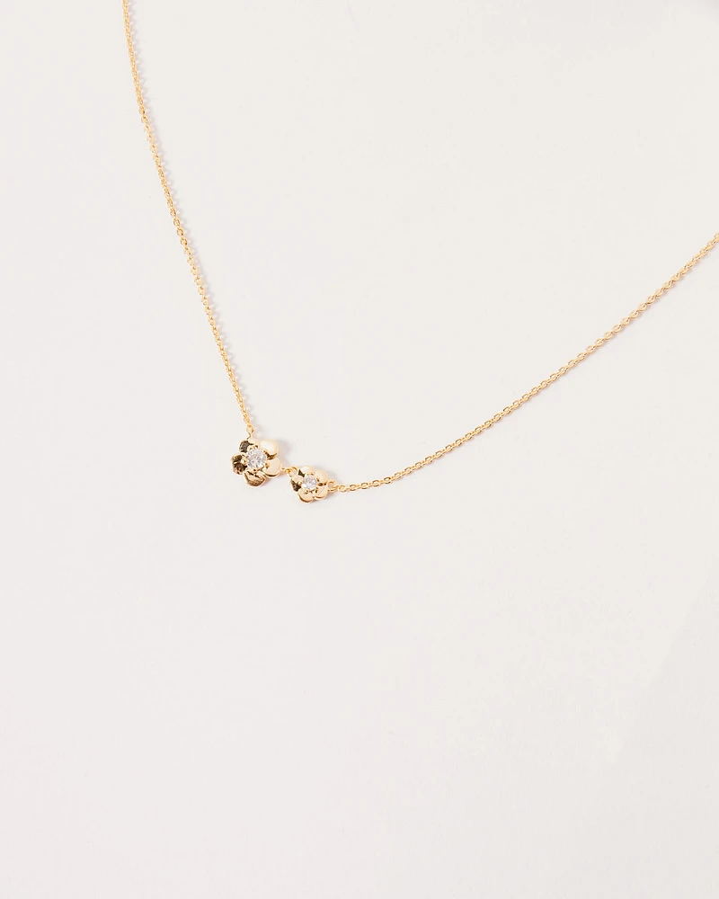 16K Plated Helin Necklace