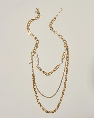 Pearls Layered Necklace