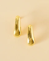 20K Plated Long Drop Earrings