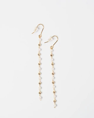 16K Plated Kurt Dangling Earrings