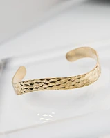 Unique Hammered Cuff