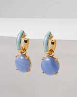 16K Plated Merced Earrings