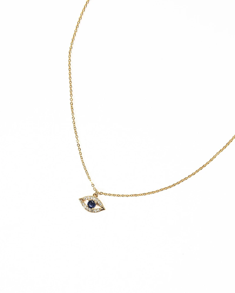 16K Plated King Eye Necklace