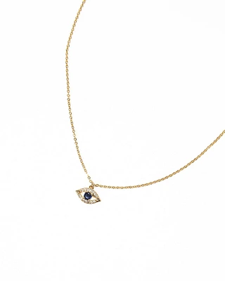 16K Plated King Eye Necklace