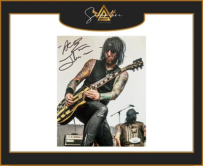 Ace Von Johnson- LA Guns Band 8x10 Autograph JSA COA