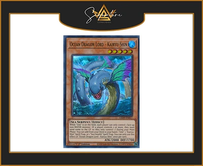 Yu-Gi-Oh! - Ocean Dragon Lord - Kairyu Shin LED9-EN017 - Legendary Duelists 1st Edition