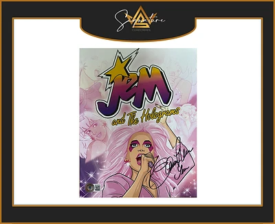 Samantha Newark - Jem and the Holograms 8x10 Autograph Beckett Hologram COA